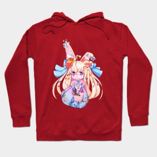 Easter Bunny Girl Festive Girl Hoodie